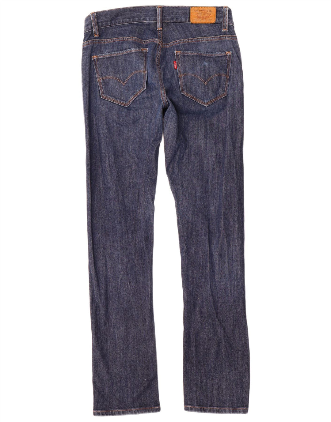 Blugi drepti înclinați pentru femei Levi's US 4 Small W27 L30 Bumbac albastru