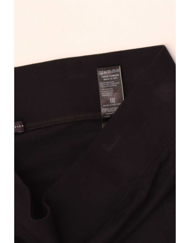 Leggings pentru femei Marks & Spencer UK 14 mare, negru, viscoză