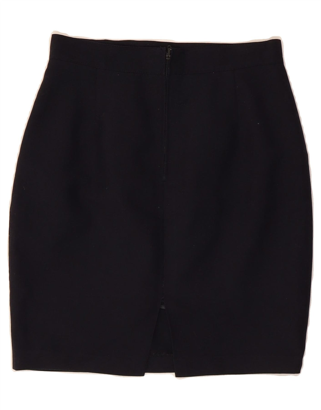 MAX DINE Womens Pencil Skirt IT 44 Medium W28  Navy Blue Polyester Vintage Max Dine and Second-Hand Max Dine from Messina Hembry 