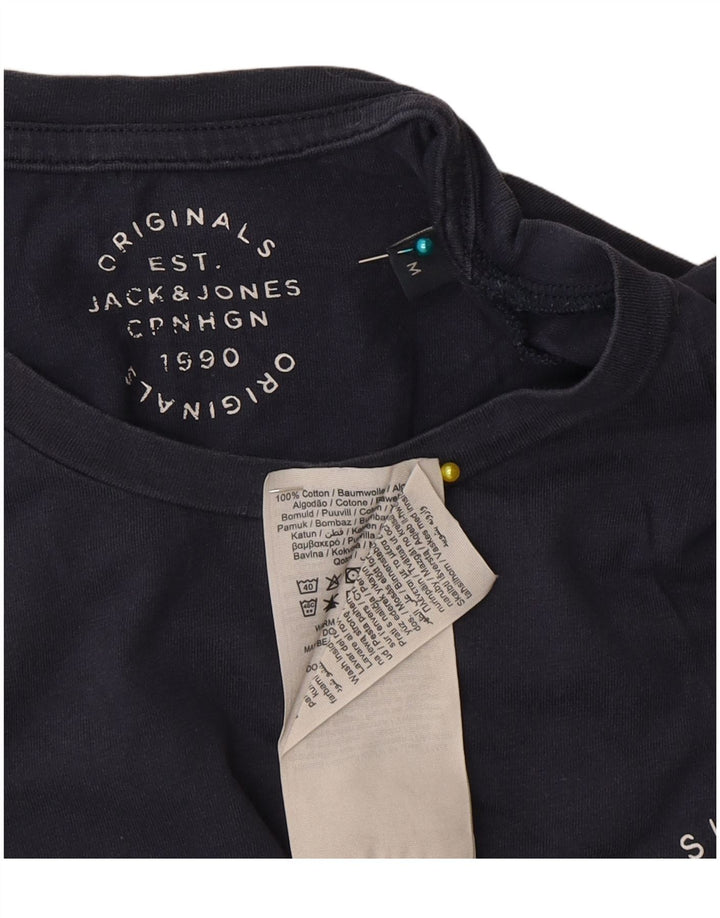 Jack & Jones Bărbați Tricou Top Mediu Bleumarin Bumbac