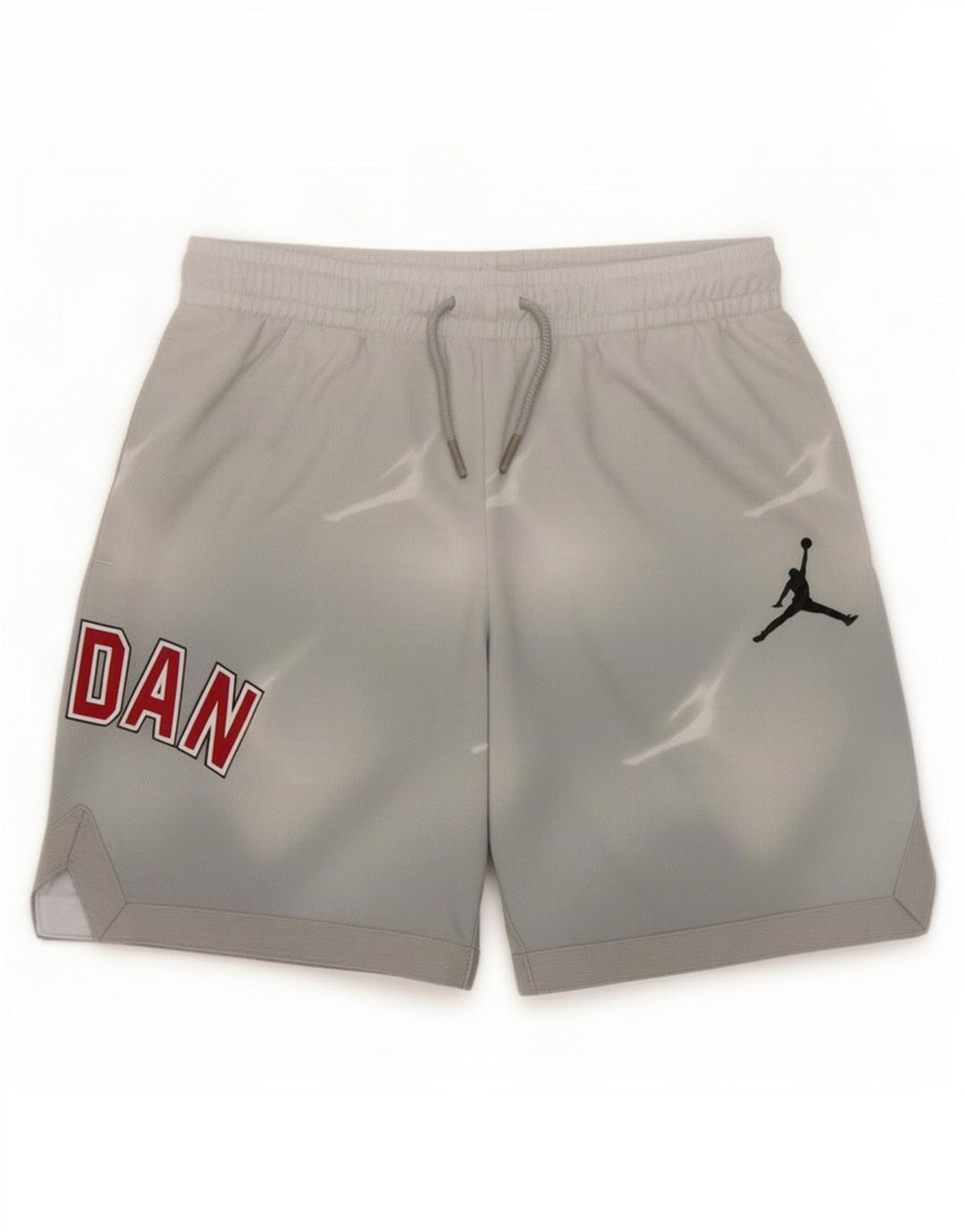 Pantaloni scurți sport grafic pentru băieți Jordan 10-11 ani poliester mediu gri