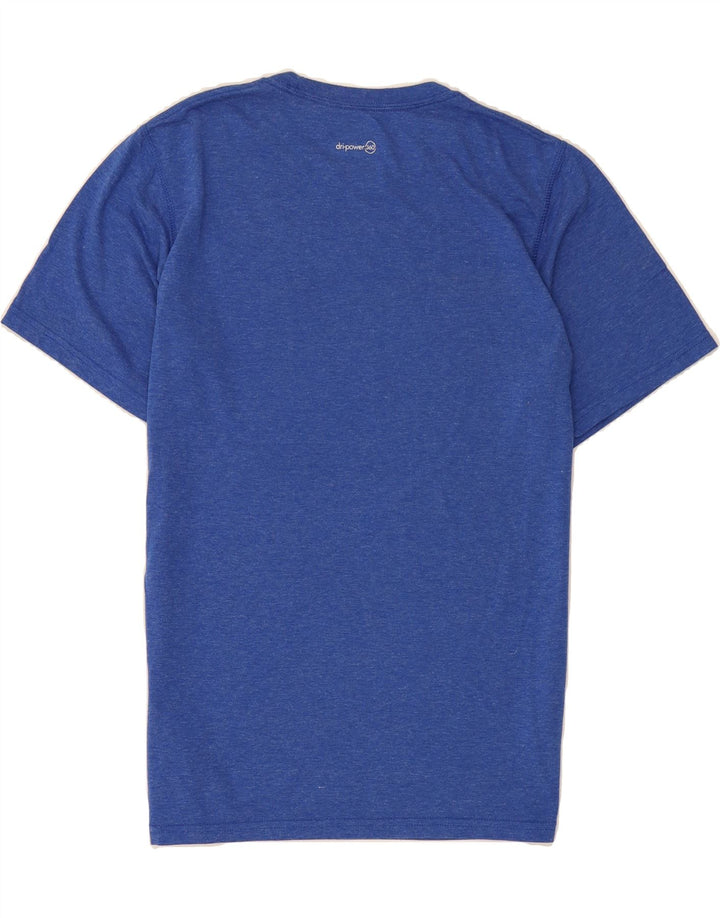 RUSSELL ATHLETIC Mens T-Shirt Top Medium Blue Polyester Vintage Russell Athletic and Second-Hand Russell Athletic from Messina Hembry 