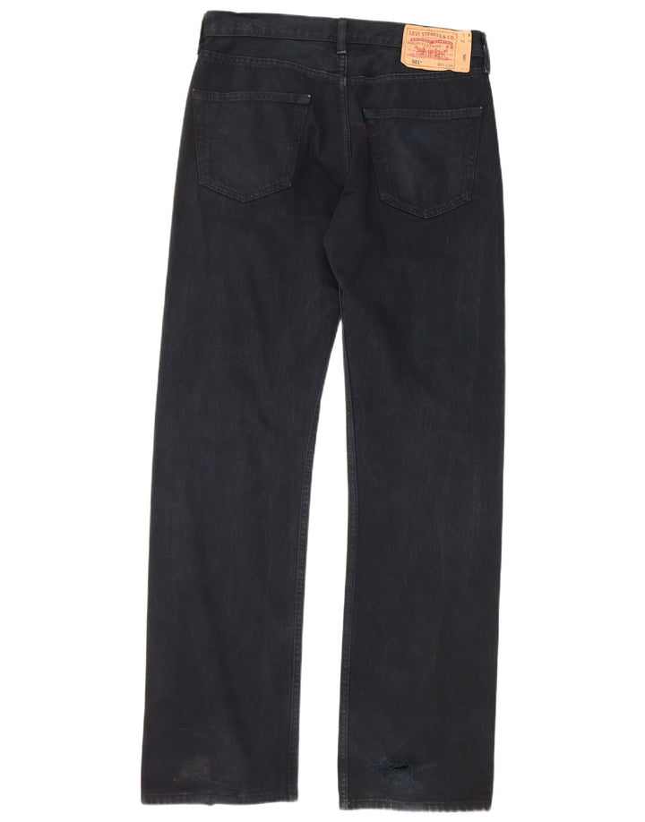 Blugi drepti pentru bărbați LEVI'S 501 W31 L34 bleumarin