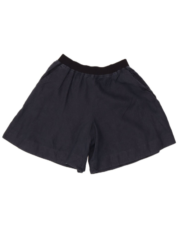 Pantaloni scurți casual Cos pentru femei, cu croiala relaxată, EU 34 XS W26 bleumarin, cânepă