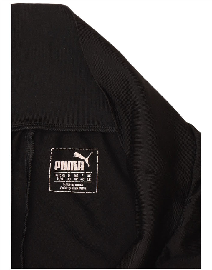 Leggings Capri Puma pentru femei UK 12 Poliester mediu negru