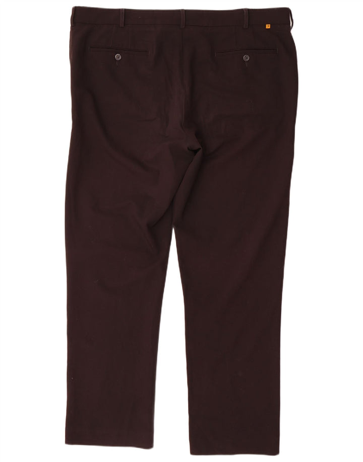 Pantaloni chino pentru bărbați Farah, cu ajustare clasică, L42 L31, poliester negru