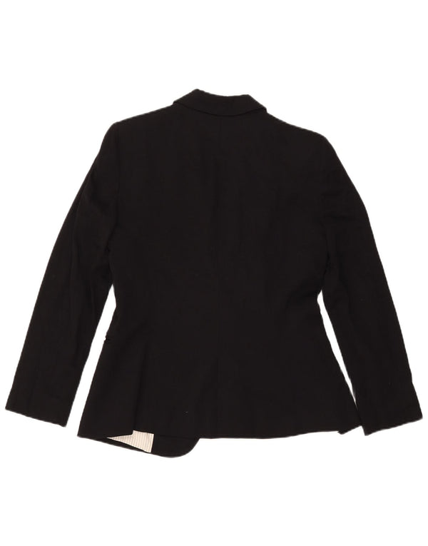 Sacou blazer pentru femei Zara, cu 1 nasture, UK 14, mare, negru