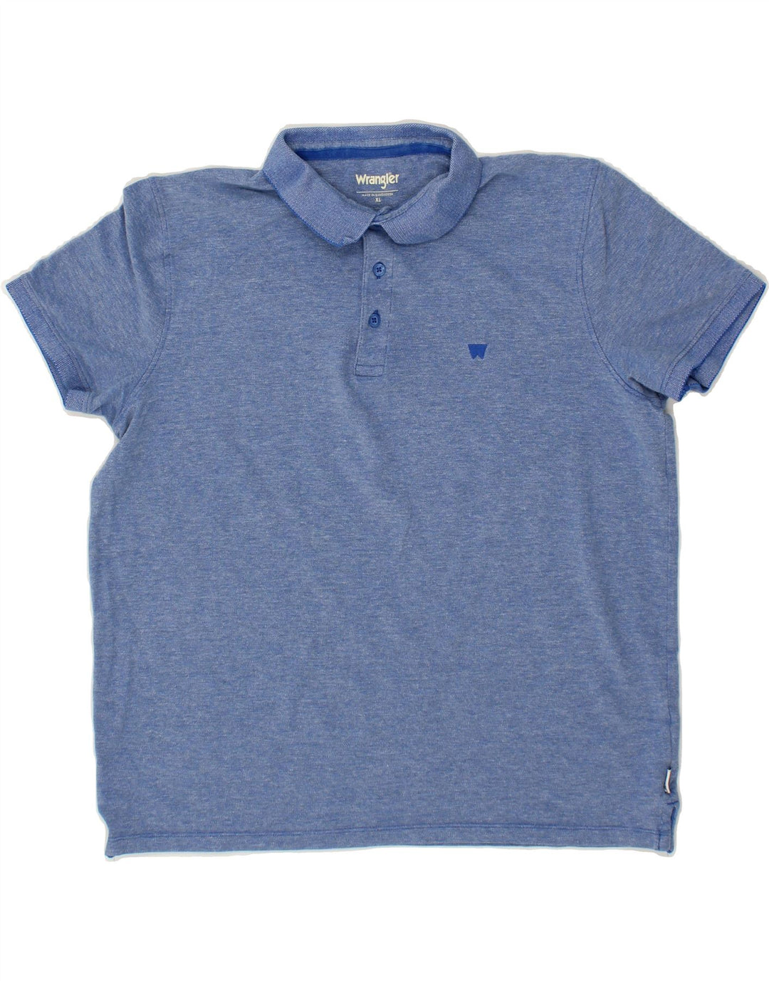 WRANGLER Mens Polo Shirt XL Blue Cotton Vintage Wrangler and Second-Hand Wrangler from Messina Hembry 