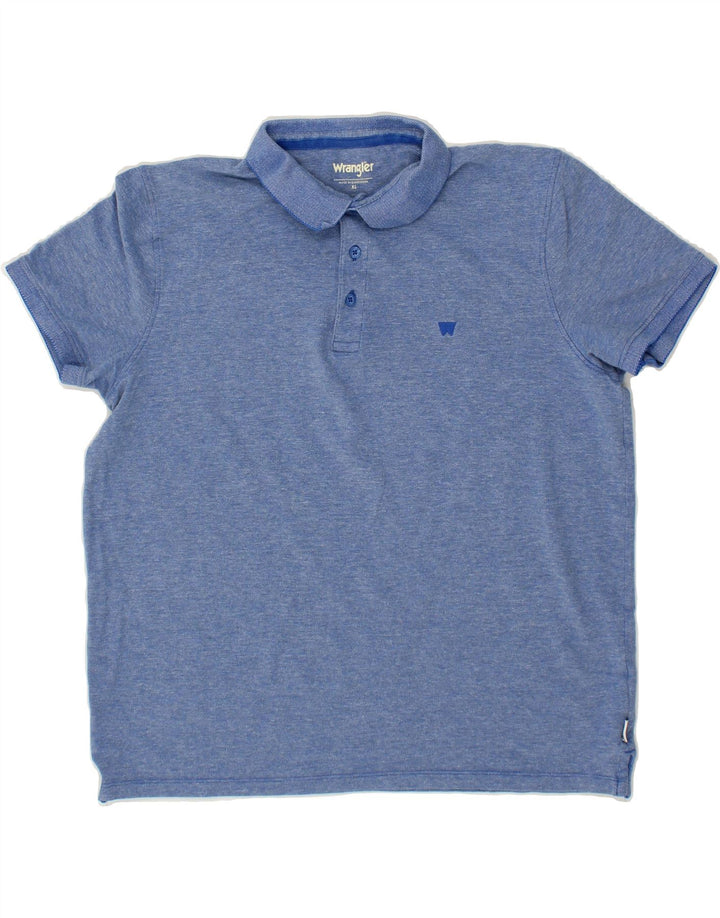 WRANGLER Mens Polo Shirt XL Blue Cotton Vintage Wrangler and Second-Hand Wrangler from Messina Hembry 