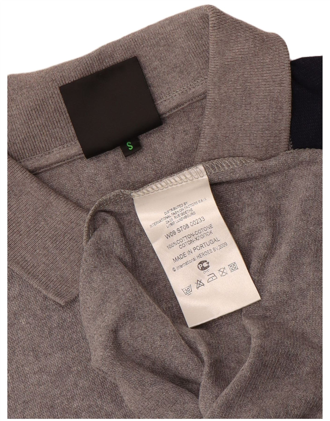 Tricou polo pentru bărbați Bikkembergs, bumbac color bloc, gri mic
