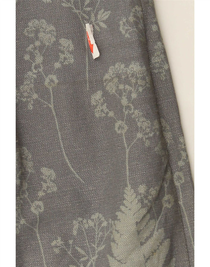 Fusta midi pentru femei White Stuff UK 12 Medium W32 Gri Floral Linen