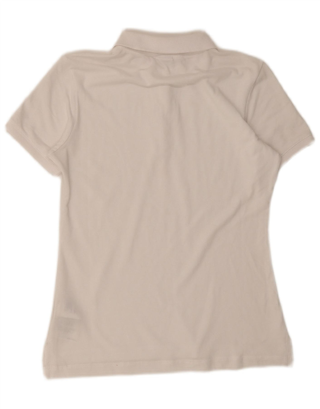 Tricou polo Champion pentru femei UK 12, bumbac alb mediu