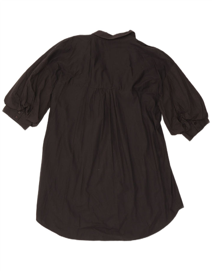 Rochie cămașă pentru femei Zara UK 14 Medium Black