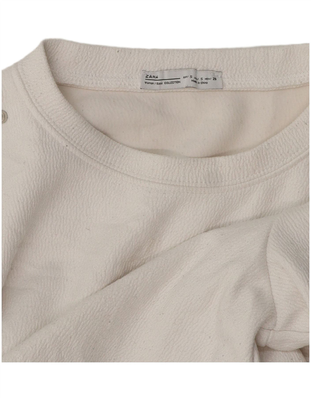Bluză pentru femei Zara UK 10 Small White