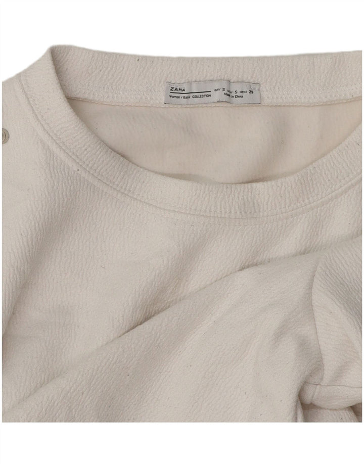 Bluză pentru femei Zara UK 10 Small White