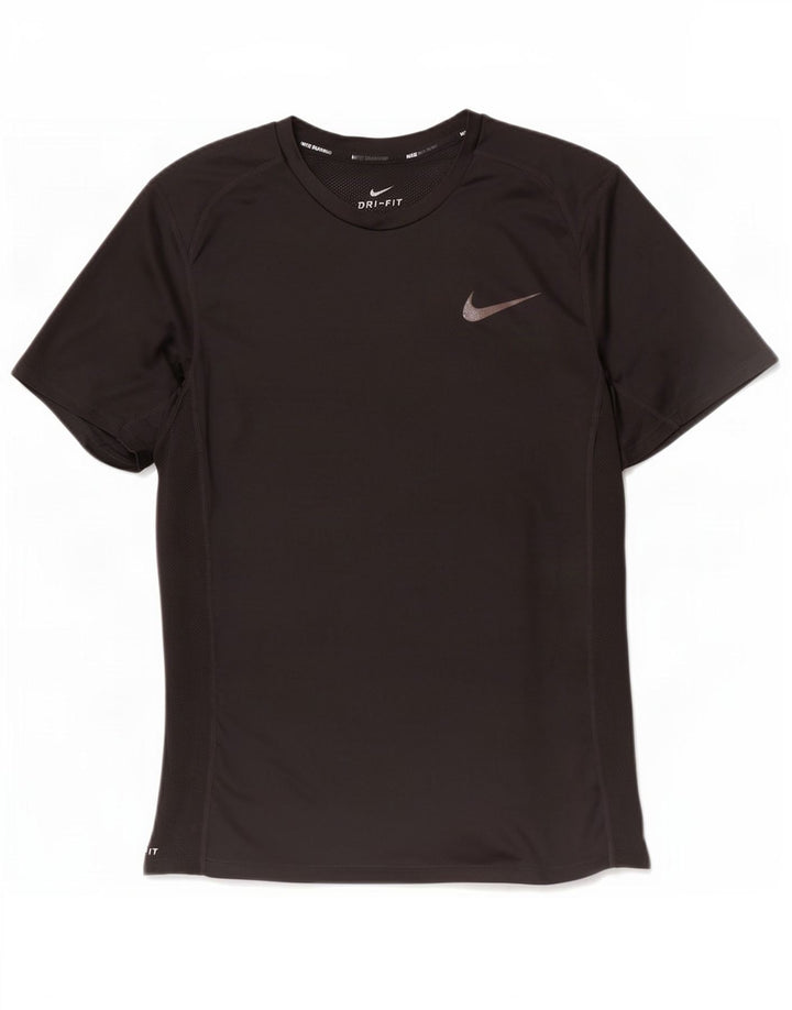 Tricou Nike Dri Fit pentru bărbați Top mic poliester negru