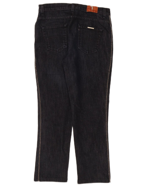 Trussardi blugi drepti pentru femei W28 L26 bleumarin