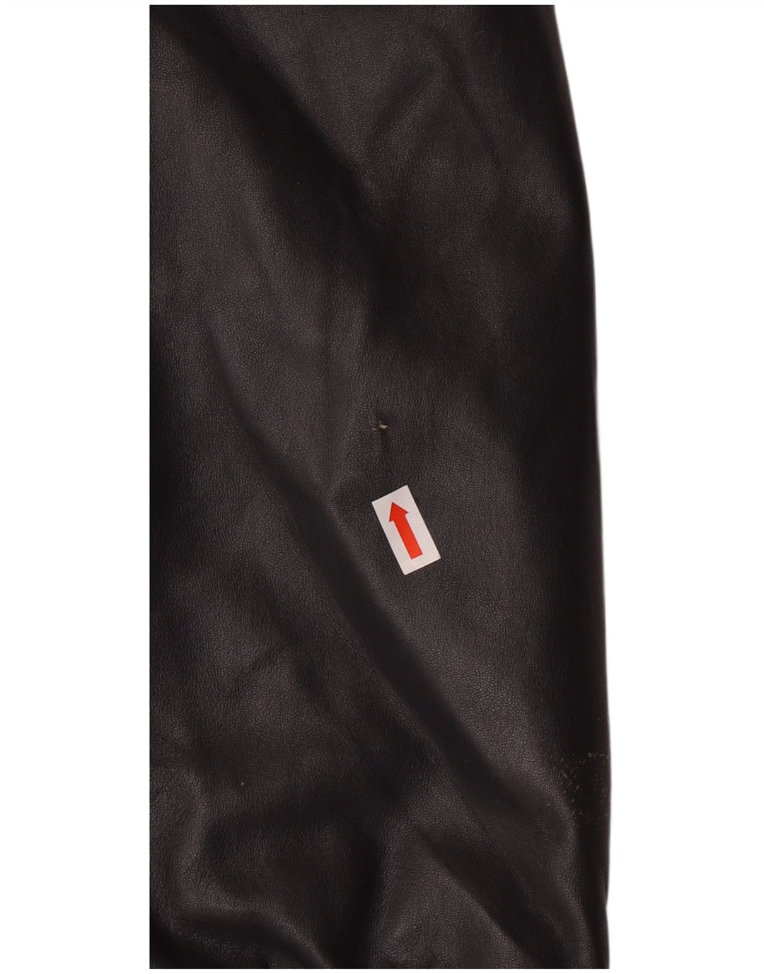 Palton supradimensionat din piele vintage pentru femei IT 44 Medium Black Leather Classic