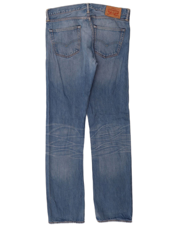 Blugi drepti pentru bărbați Levi's 504 W32 L34 Bumbac albastru