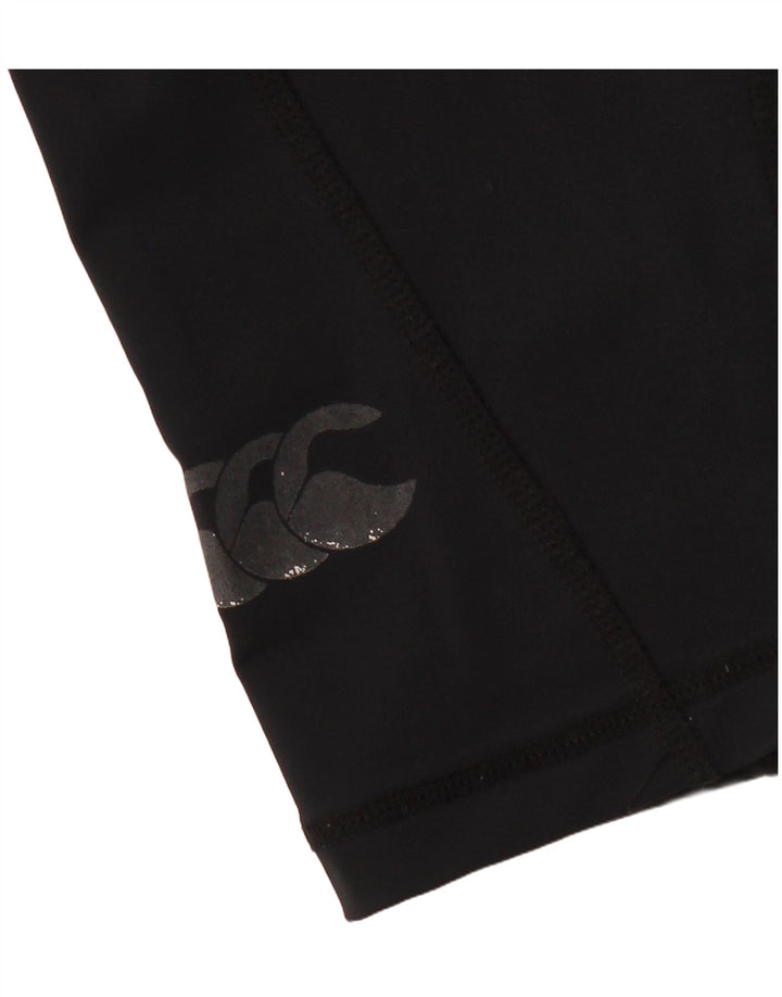 Pantaloni scurți sport de compresie CANTERBURY pentru bărbați, nailon mediu negru