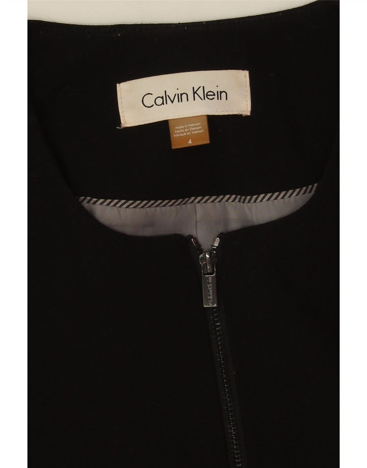Jachetă Calvin Klein pentru femei Crop Blazer US 4 Small Poliester negru