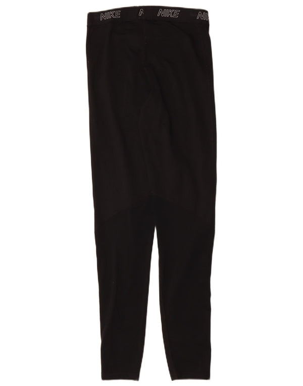 Leggings grafic Nike pentru femei UK 12 Poliester mediu negru