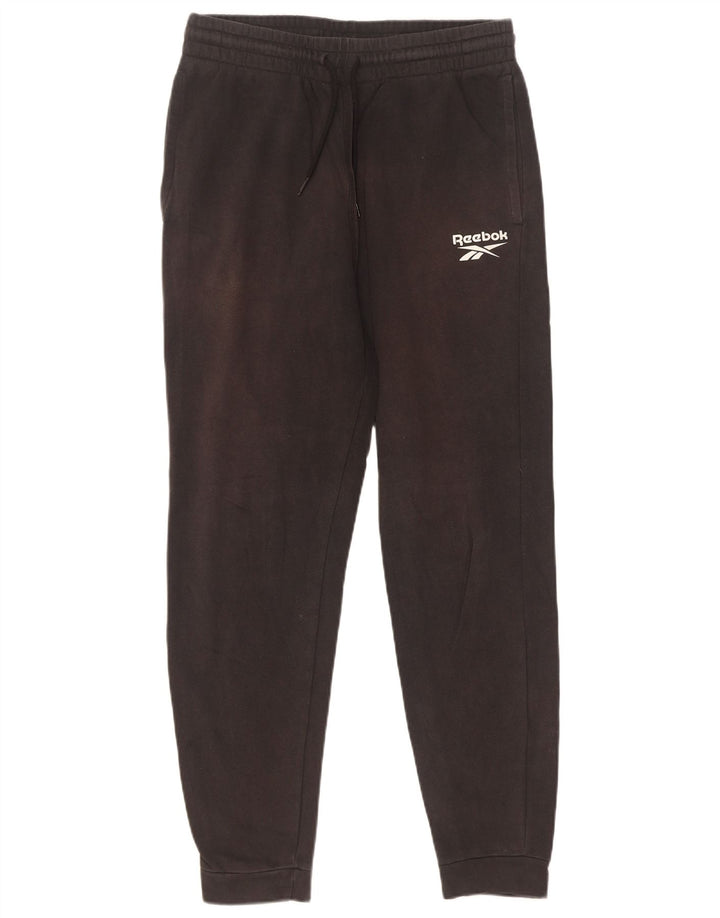 Pantaloni de trening pentru bărbați Reebok Pantaloni de jogging mici, negru, bumbac