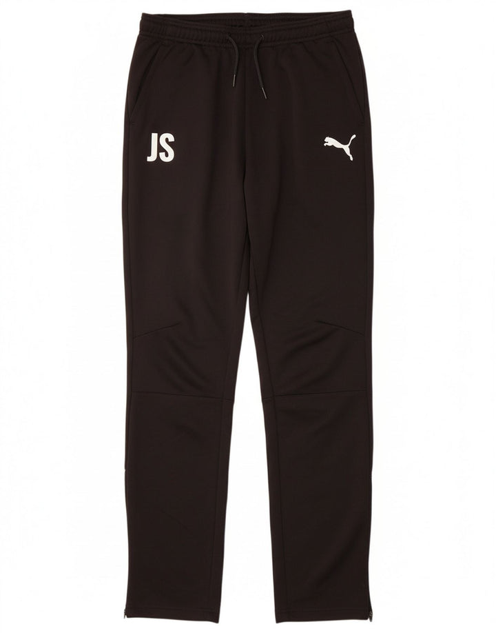 PUMA Boys Graphic Tracksuit Trousers 15-16 Years  Black Polyester