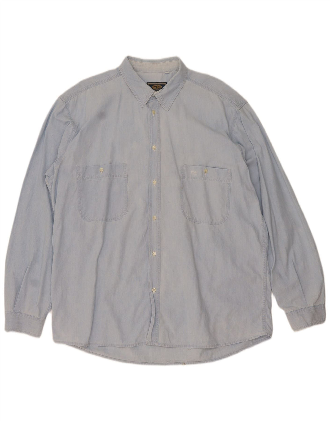 Cămașă Bărbați VINTAGE XL Bumbac Albastru
