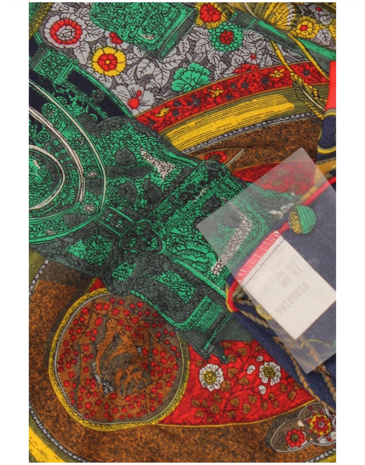 Bluză cămașă cu model abstract pentru femei VINTAGE UK 14 Medium Multicolor