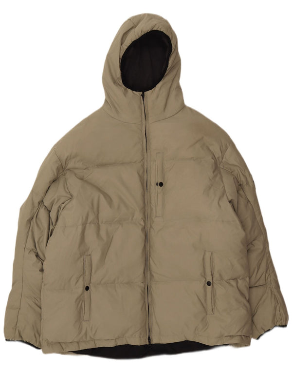 PEPE JEANS Jachetă căptușită cu glugă pentru bărbați UK 40 Poliester verde mare