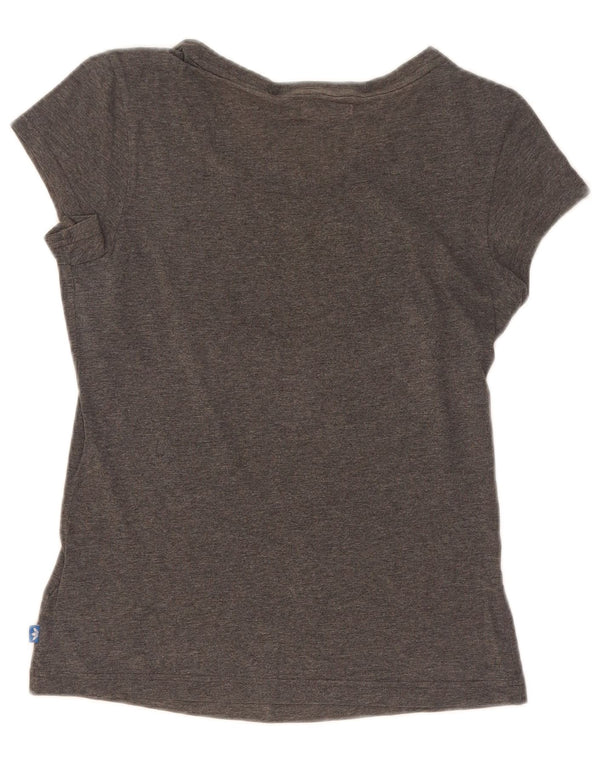 Tricou grafic Adidas pentru femei Top EU 34 XS bumbac gri