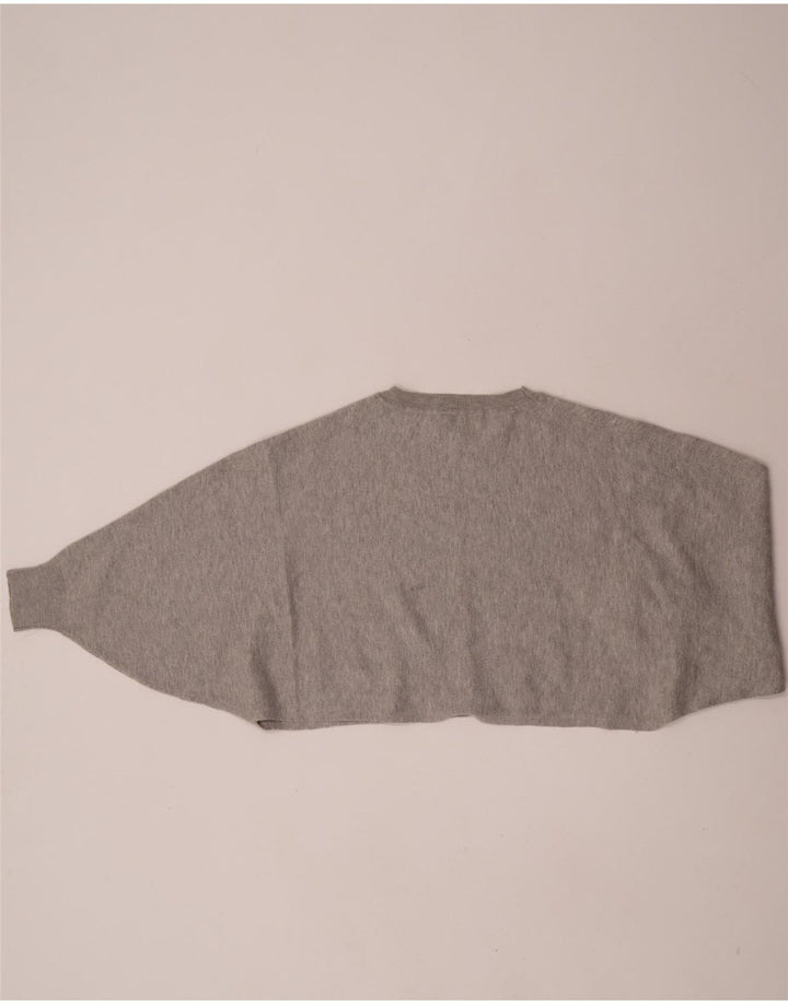 Hanorac crop pentru femei Massimo Dutti Jumper UK 14 Medium Gri Flecked