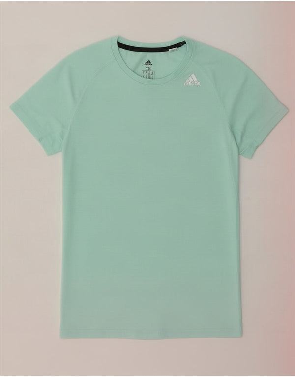 Tricou adidas Climalite supradimensionat pentru femei UK 4/6 XS Turcoaz
