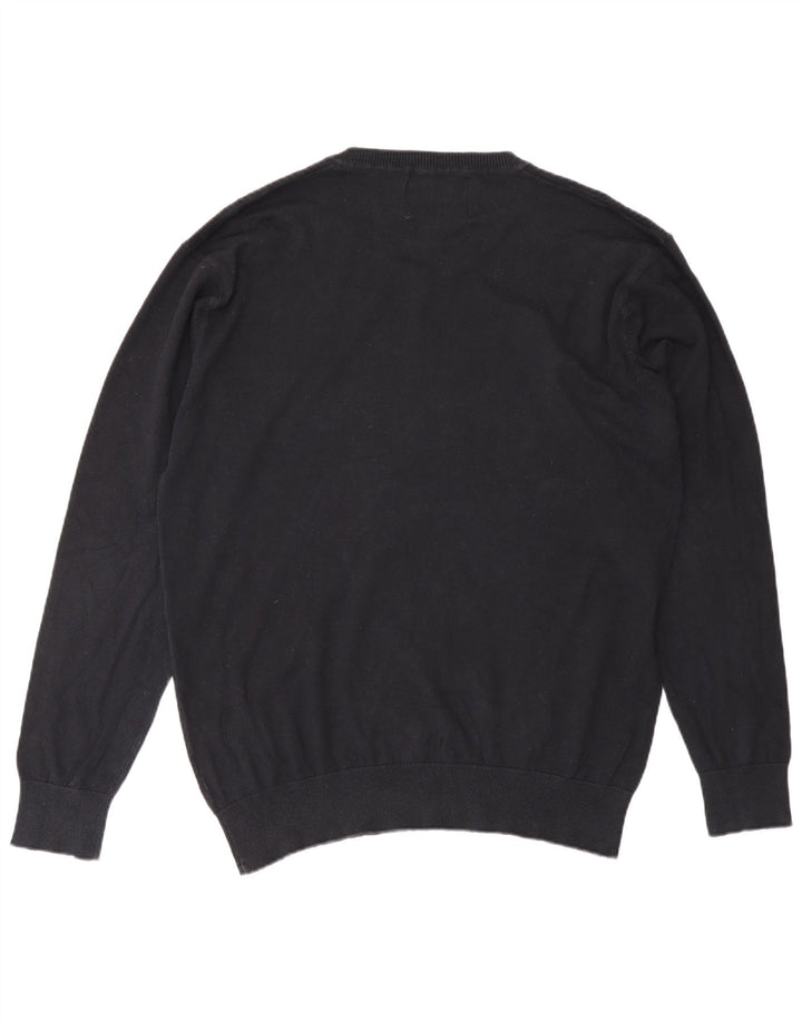 Jack & Jones Pulover cu decolteu în V pentru bărbați, XL, bleumarin