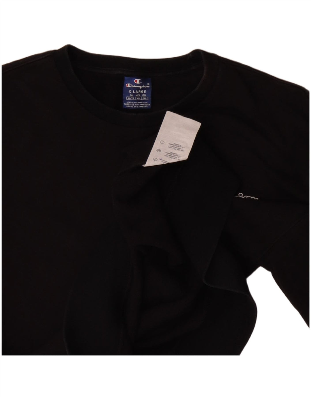 Pulover pentru bărbați Champion Pulover XL bumbac negru