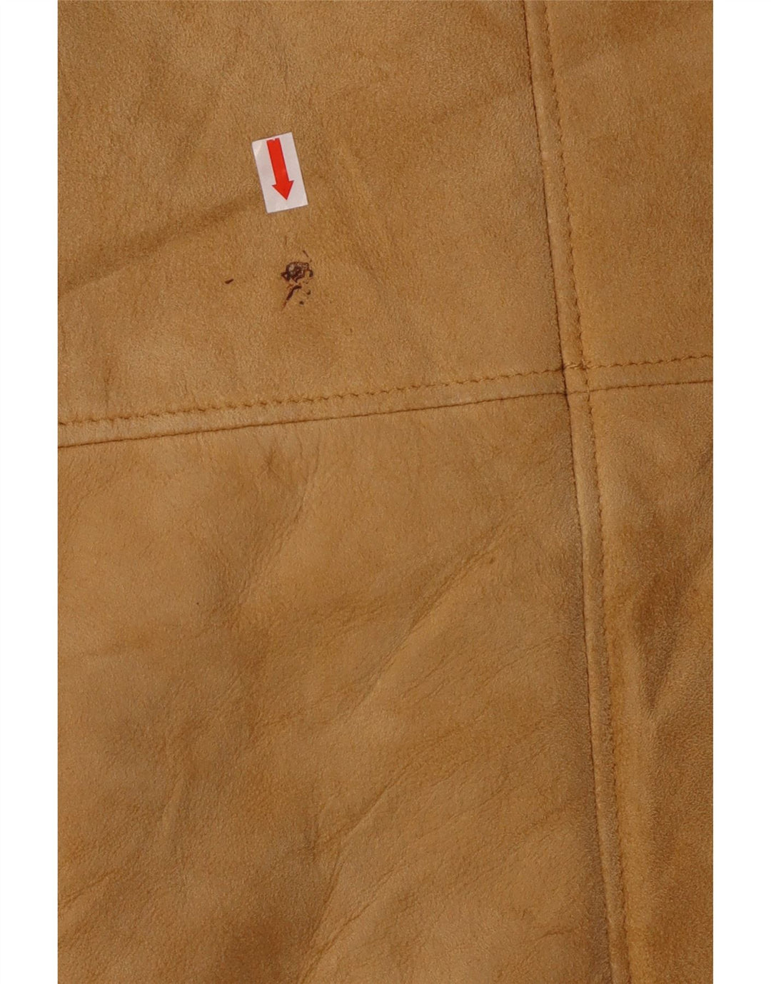 Palton din shearling vintage pentru femei UK 14 mare bej