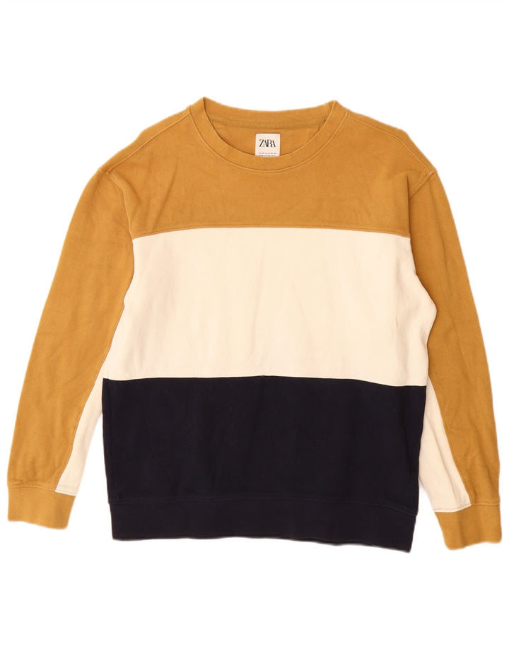 Pulover de hanorac pentru femei Zara UK 14 Mediu Multicolor Colorblock