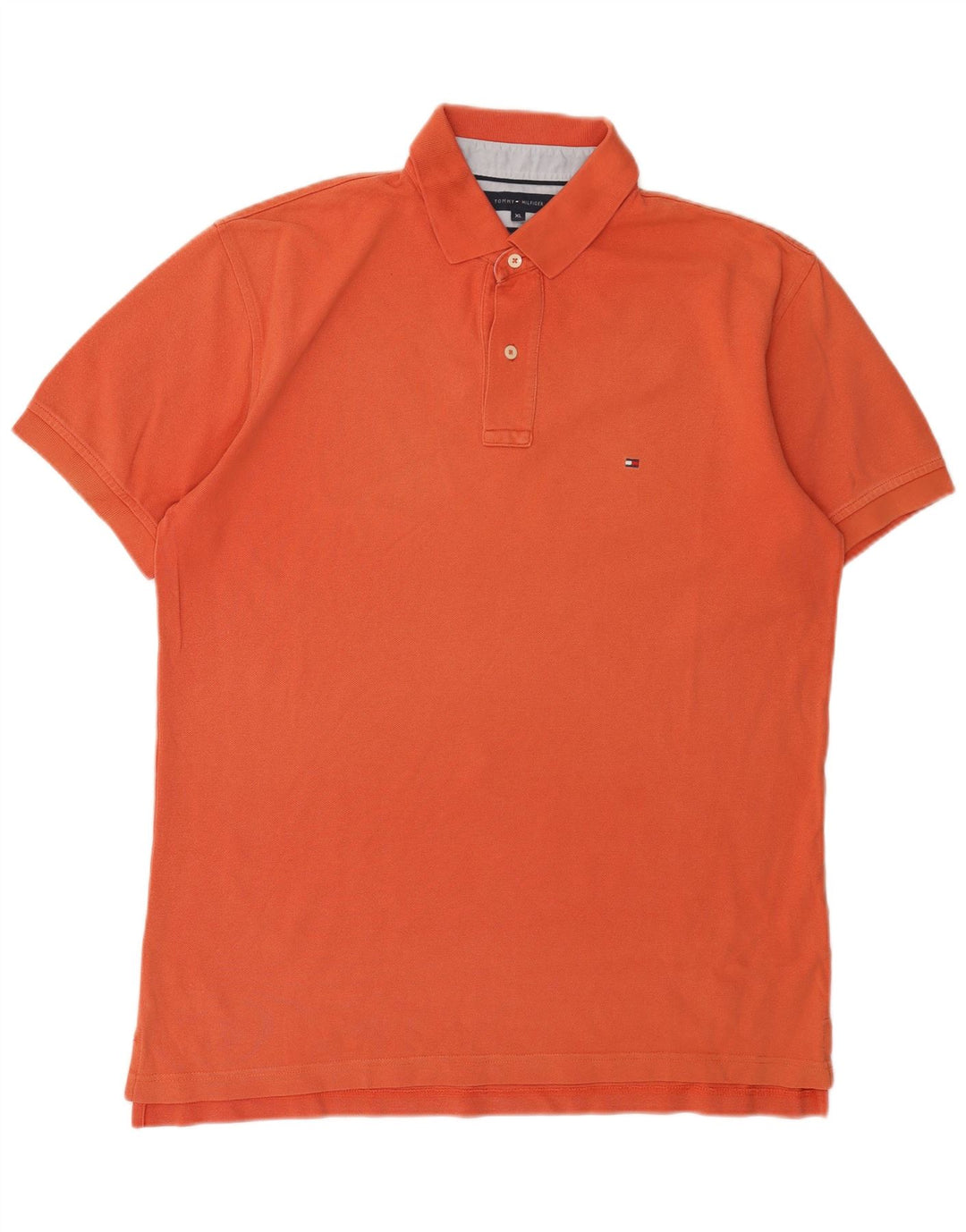TOMMY HILFIGER Tricou polo pentru bărbați XL bumbac portocaliu