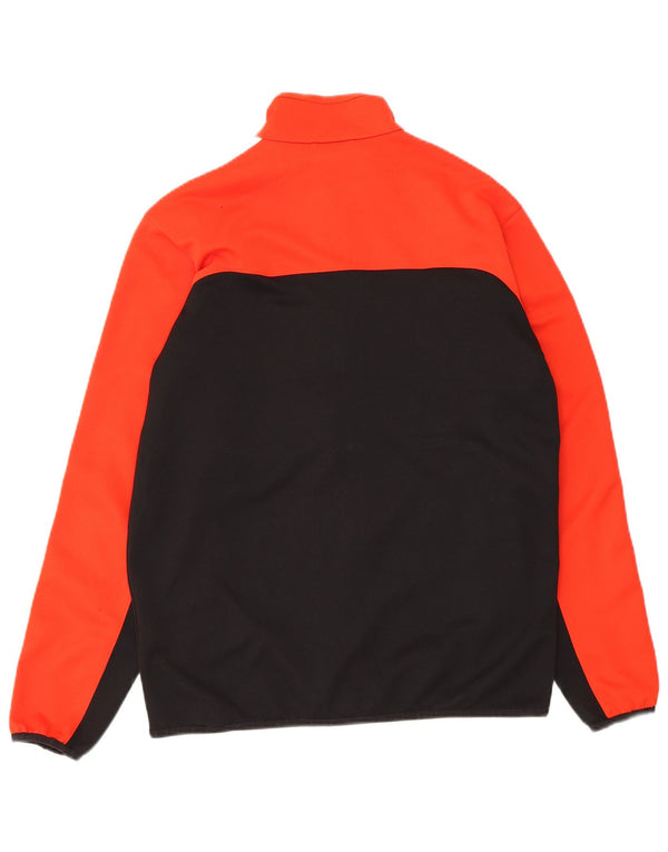 Jachetă de trening pentru bărbați Adidas UK 38/40 Medium Orange Colorblock