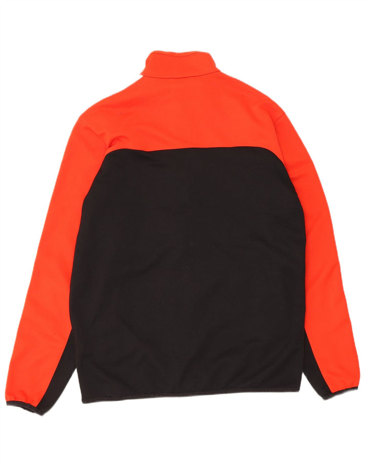 Jachetă de trening pentru bărbați Adidas UK 38/40 Medium Orange Colorblock