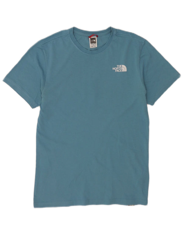Tricou grafic pentru bărbați The North Face Top Small Blue Bumbac