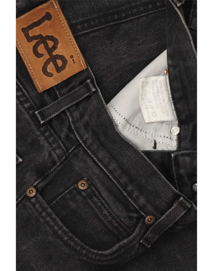 Blugi drepti pentru femei Lee W29 L34 bumbac negru