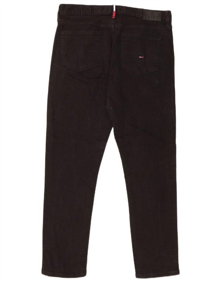 Blugi slim pentru bărbați Tommy Hilfiger W34 L32 negri