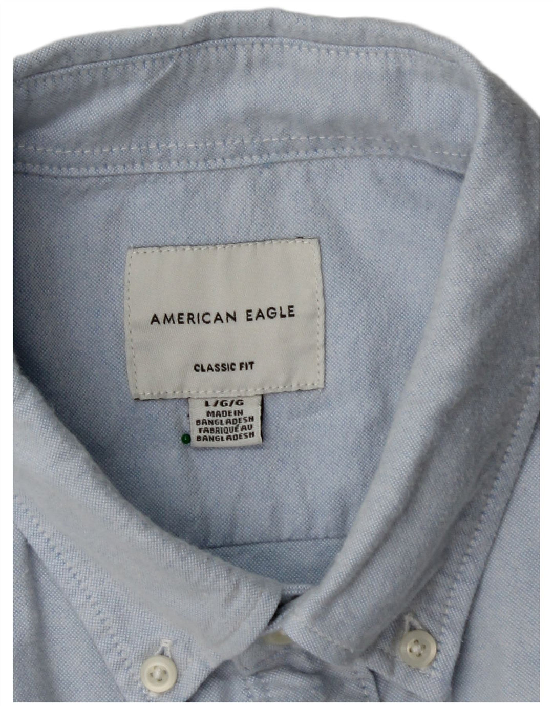 AMERICAN EAGLE Cămașă clasică pentru bărbați, bumbac mare, albastru