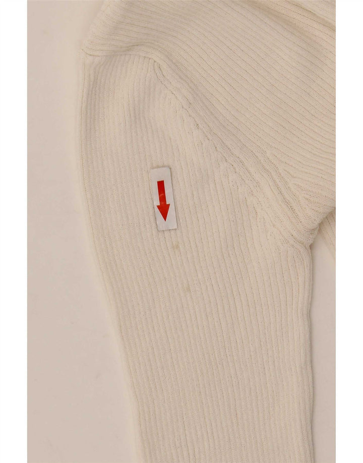 Top cu un umăr Zara, cu mânecă lungă, UK 8, mic, alb