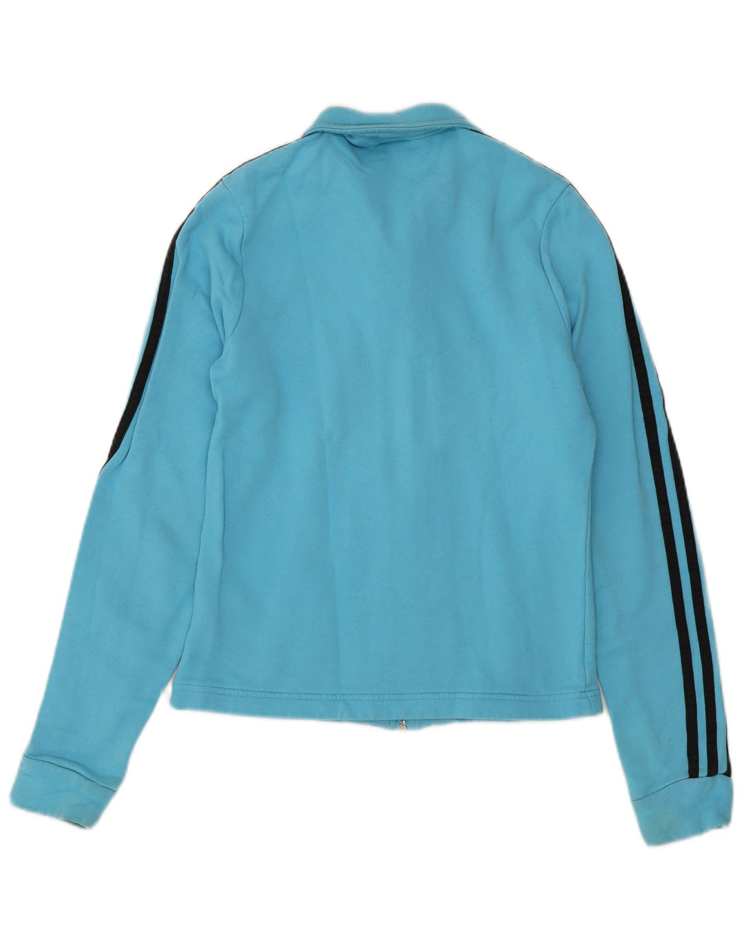 Jachetă de trening pentru femei ADIDAS UK 8 Bumbac albastru mic