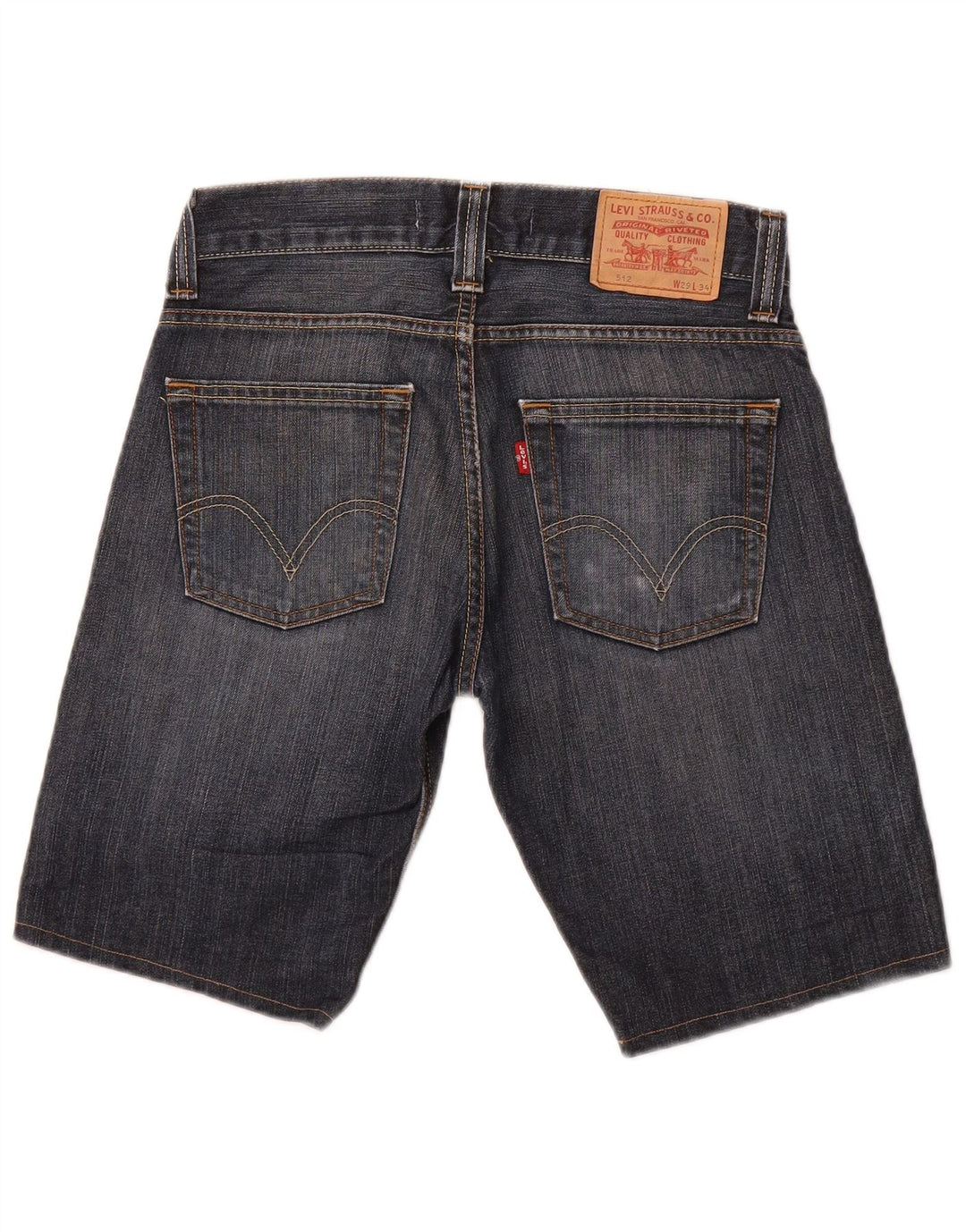 Pantaloni scurți 512 Slim Denim LEVI'S pentru bărbați W29 Bumbac albastru mic