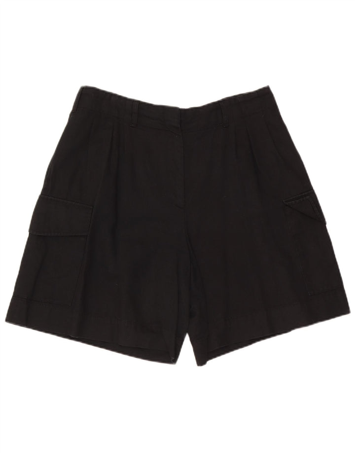 Pantaloni scurti cargo Massimo Dutti pentru femei EU 42 Large W32 Bumbac negru