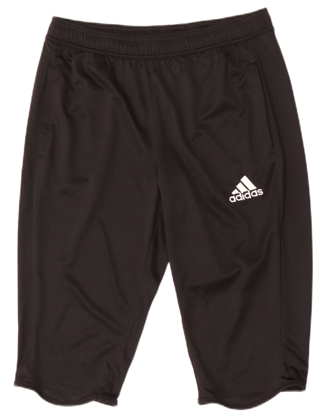 Pantaloni scurți sport pentru bărbați Adidas Climalite, poliester mediu negru